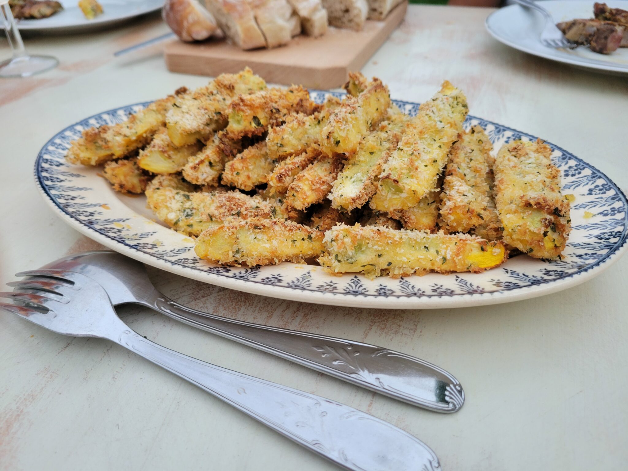Courgettes panées au four | Papilles à l'affût