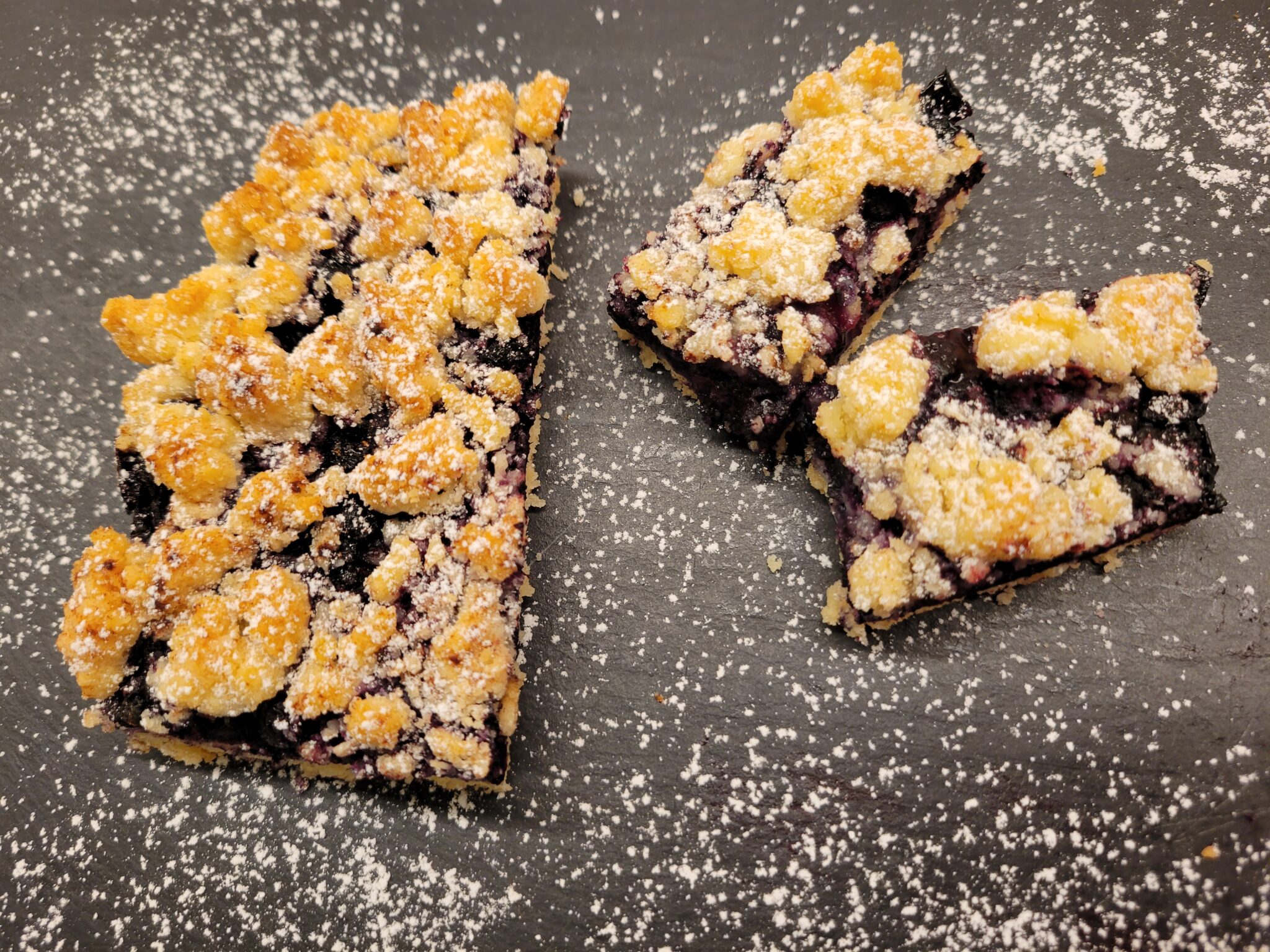 Tarte crumble aux myrtilles | Papilles à l&amp;#39;affût